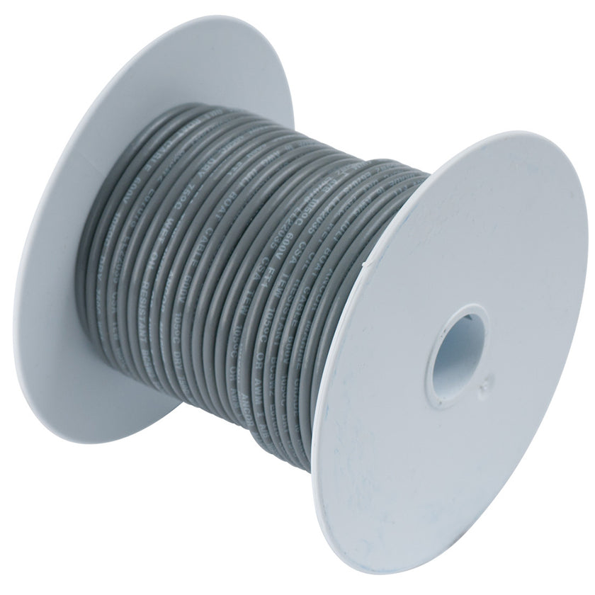 Cable de cobre estañado Ancor gris de 14 AWG - 100' [104410]