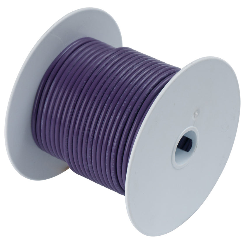 Cable de cobre estañado Ancor morado de 14 AWG - 250' [104725]