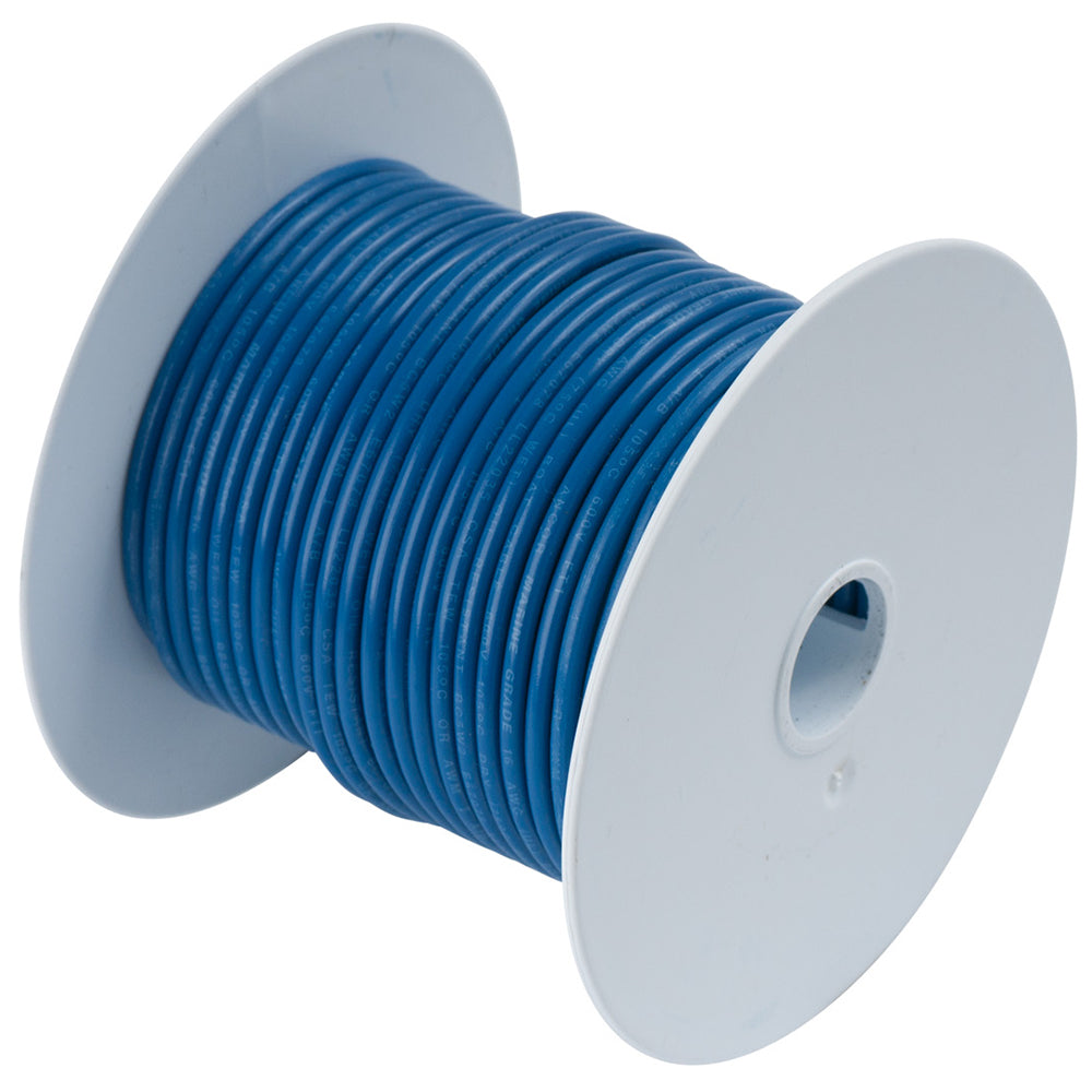 Cable de cobre estañado azul oscuro Ancor de 12 AWG - 100' [106110]