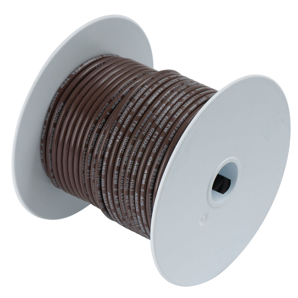 Cable de cobre estañado Ancor Brown de 12 AWG - 100' [106210]