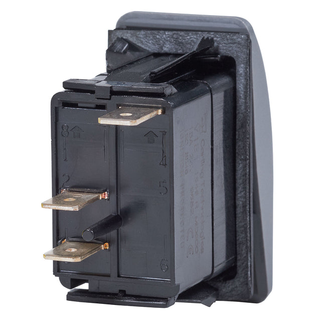 Interruptor Blue Sea 7929 Contura II SPST negro - APAGADO-ENCENDIDO [7929]