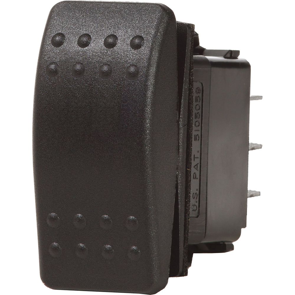 Interruptor Contura II SPDT Blue Sea 7933 Negro - (ENCENDIDO)-APAGADO-(ENCENDIDO) [7933]