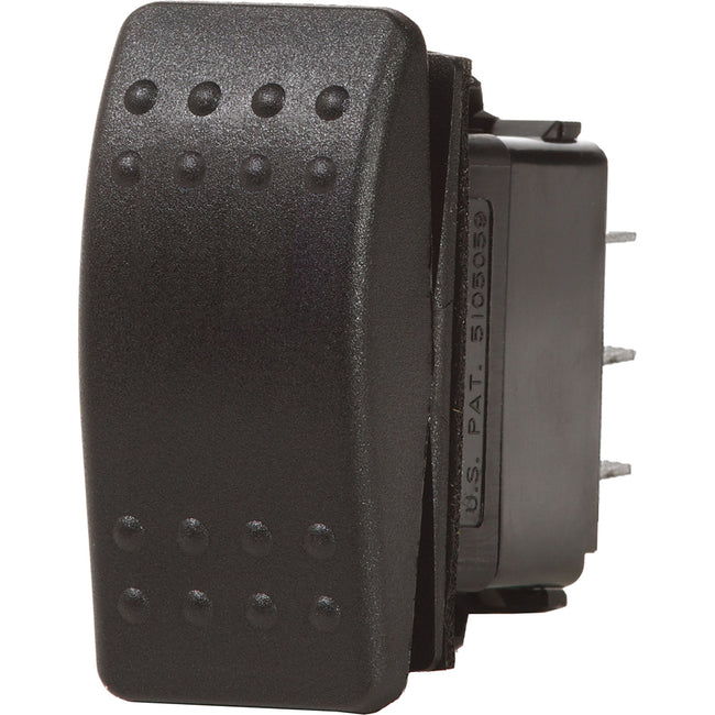 Interruptor Contura II SPDT Blue Sea 7933 Negro - (ENCENDIDO)-APAGADO-(ENCENDIDO) [7933]