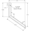Columna de mesa de acero inoxidable TACO [F16-0005A]