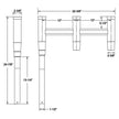 Portacañas TACO Deluxe Trident con desplazamiento en grupo [F31-0781BXY-1]