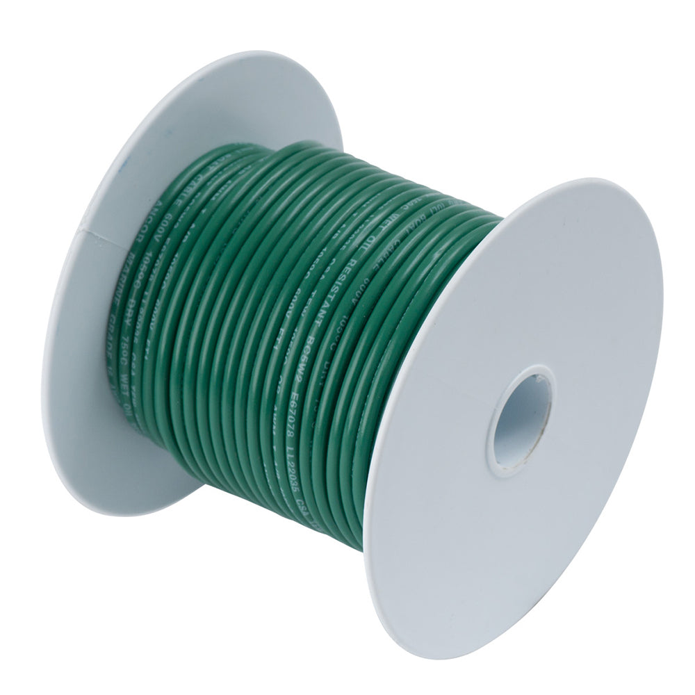 Cable de cobre estañado Ancor Green de calibre 6 AWG - 50' [112305]