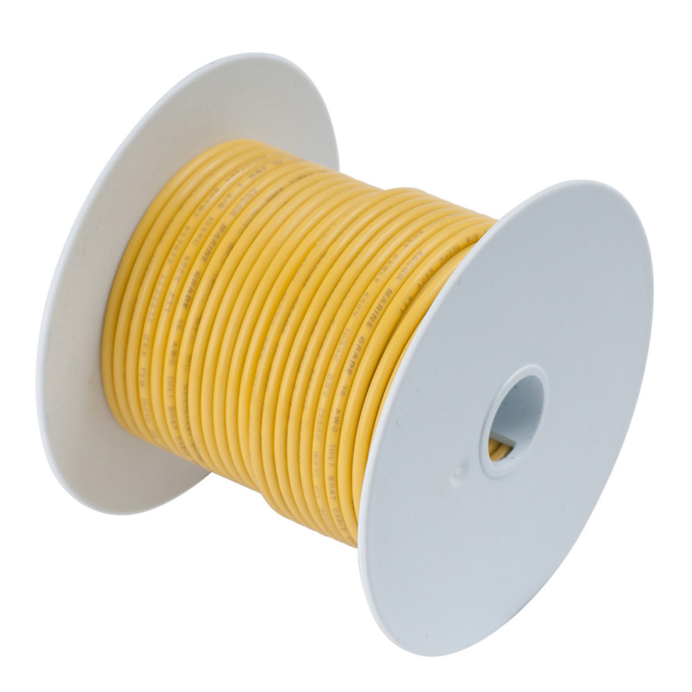 Cable de batería de cobre estañado Ancor amarillo de 1/0 AWG - 50' [116905]