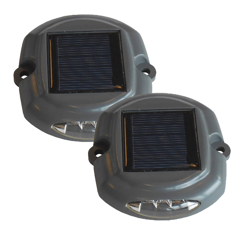 Luz solar para muelle y cubierta Dock Edge Docklite - Paquete de 2 [96-262-F]