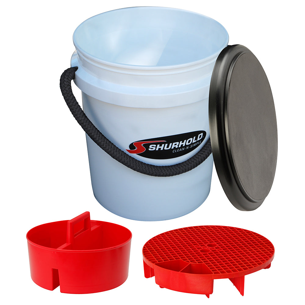 Kit de cubo Shurhold One - 5 galones - Blanco [2461]