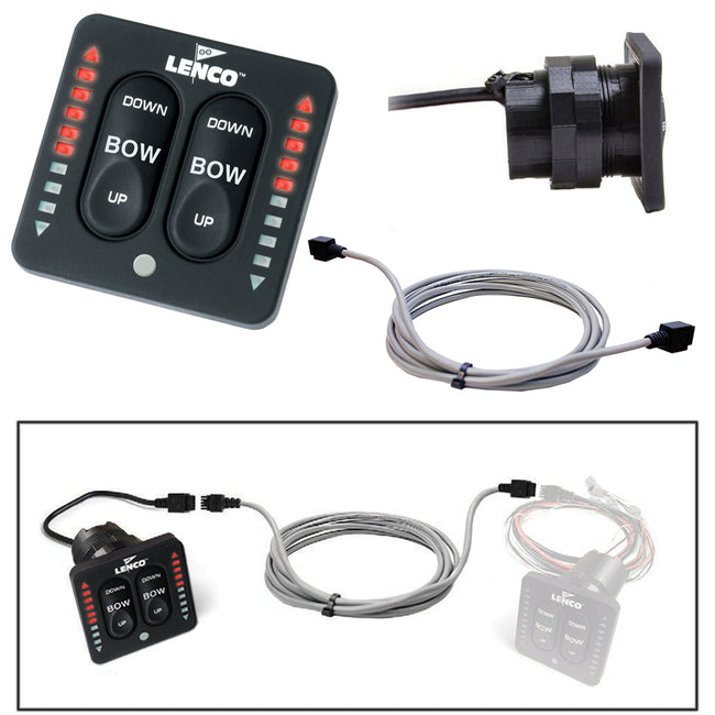 Kit de Flybridge Lenco con teclado indicador LED e interruptor táctil integrado todo en uno - 20' [11841-002]