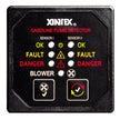 Detector de humos de gasolina Fireboy-Xintex con control de soplador de doble canal - 12/24 V [G-2BB-R]