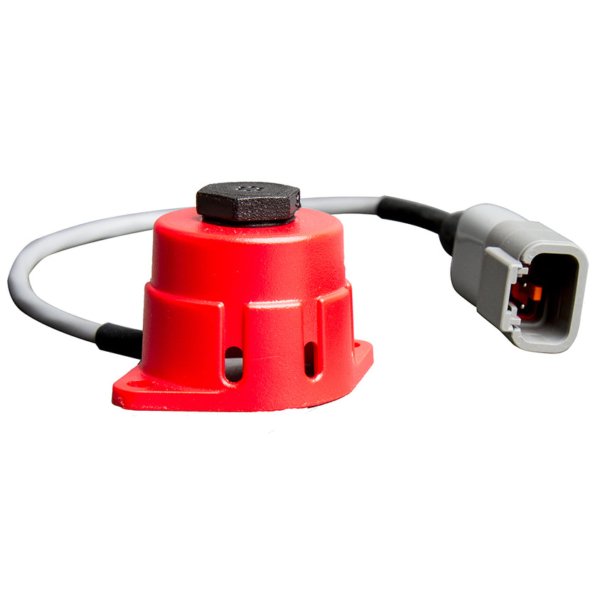 Sensor de propano y gasolina Fireboy-Xintex con cable - Carcasa de plástico roja [FS-T01-R]