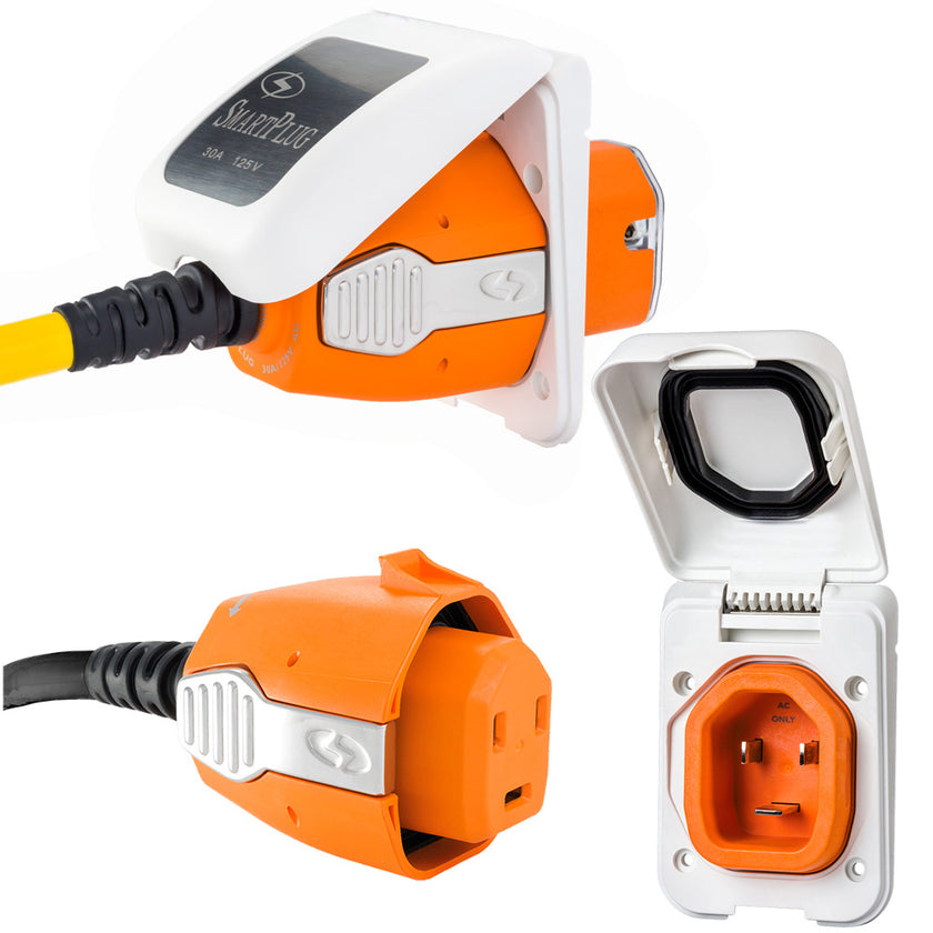 Conector de cable hembra SmartPlug de 30 A - Blanco [B30ASSYPW]