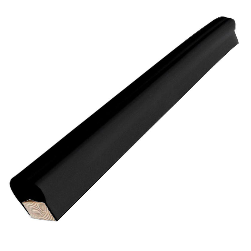 Parachoques para pilotes de muelle - Con tapa en un extremo - 1,8 m - Negro [1022-BF]