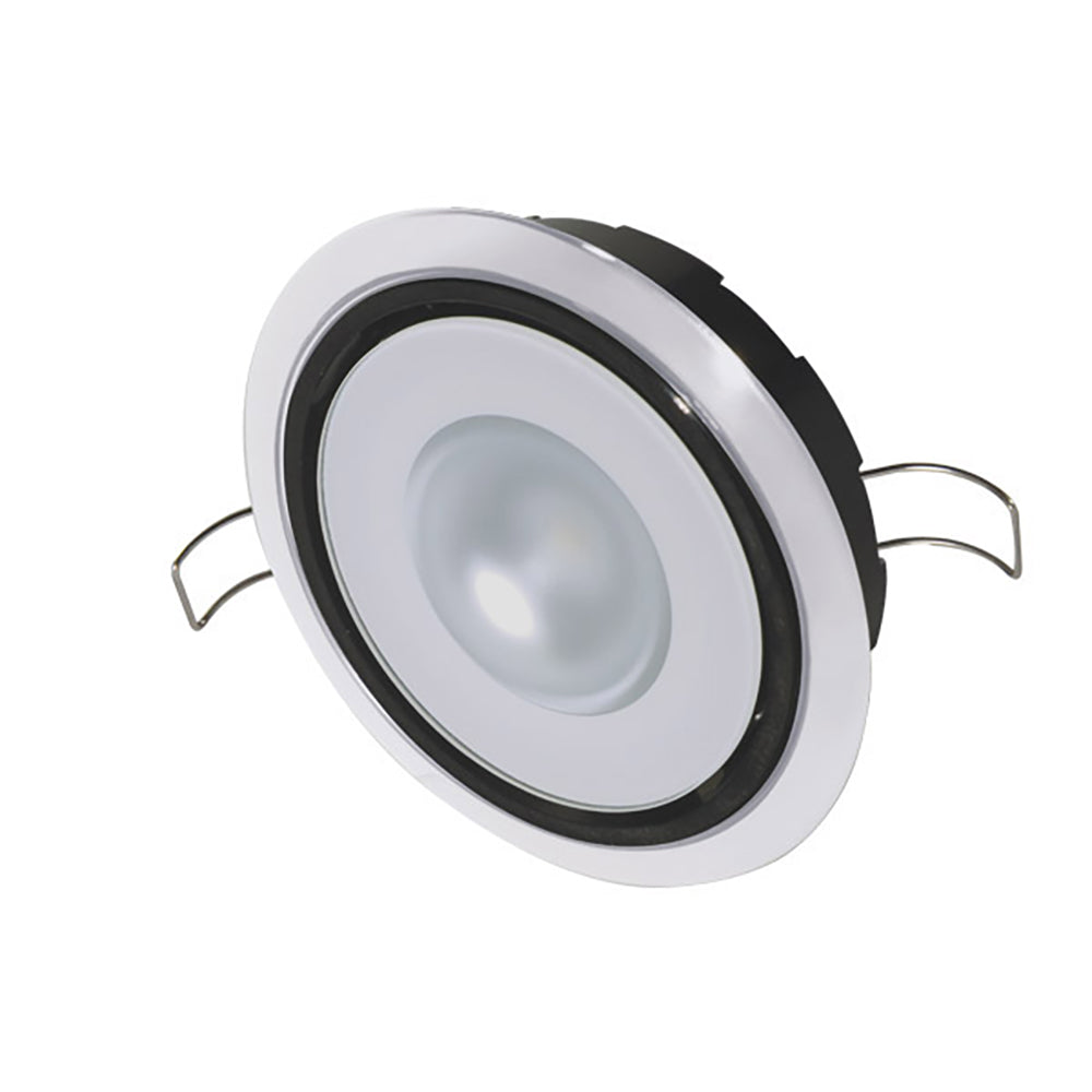 Lámpara empotrada orientable Lumitec Mirage - Atenuación RGBW de espectro completo - Bisel blanco [115127]