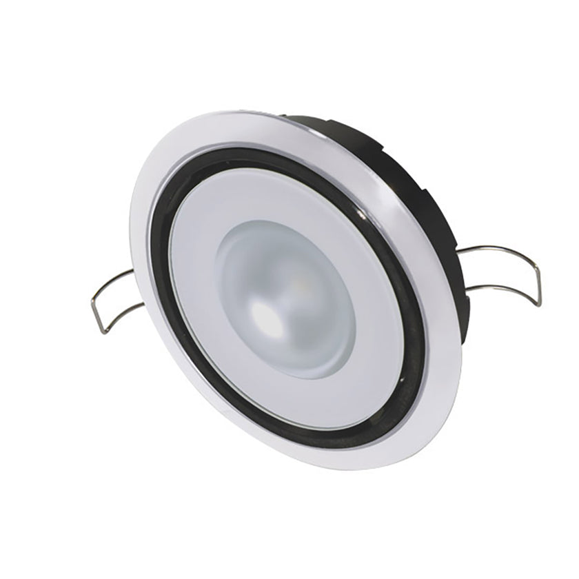 Lámpara empotrada orientable Lumitec Mirage - Atenuación RGBW de espectro completo - Bisel blanco [115127]
