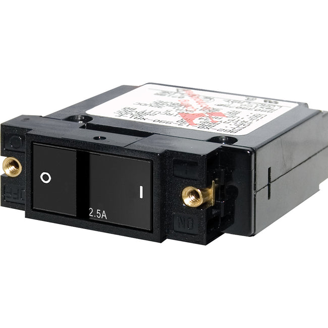 Disyuntor basculante plano Blue Sea 7399 Serie A - Unipolar - 2,5 A [7399]