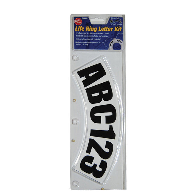 Kit de letras para aros salvavidas Taylor Made [600015]