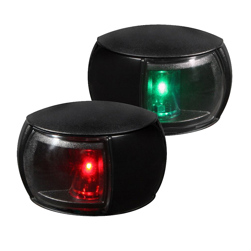 Par de luces LED NaviLED Hella Marine para babor y estribor - 2 nm - Lente transparente/Carcasa negra [980520901]