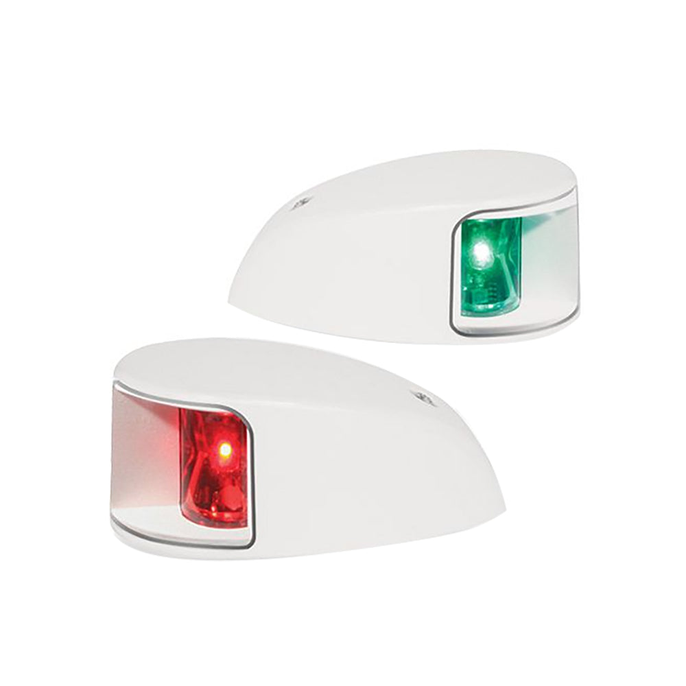 Par de luces LED NaviLED Hella Marine para montaje en cubierta (babor y estribor) - 2 nm - Lente transparente/Carcasa blanca [980620911]
