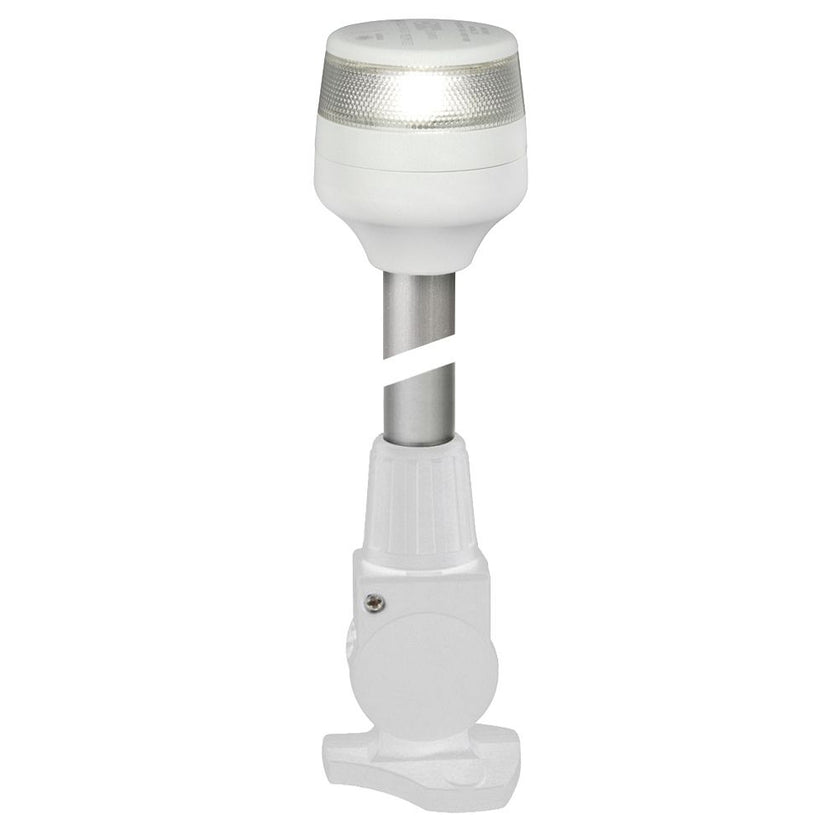 Lámpara compacta multidireccional Hella Marine NaviLED 360 - 2 nm - Base plegable de 30 cm - Blanca [980960311]