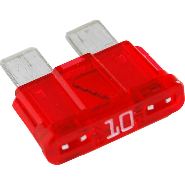 Paquete de fusibles ATO/ATC Blue Sea - 10 A - Paquete de 25 [5241100]