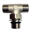 Accesorio en T Uflex Boss Style - Níquel - ORB 6 a 3/8