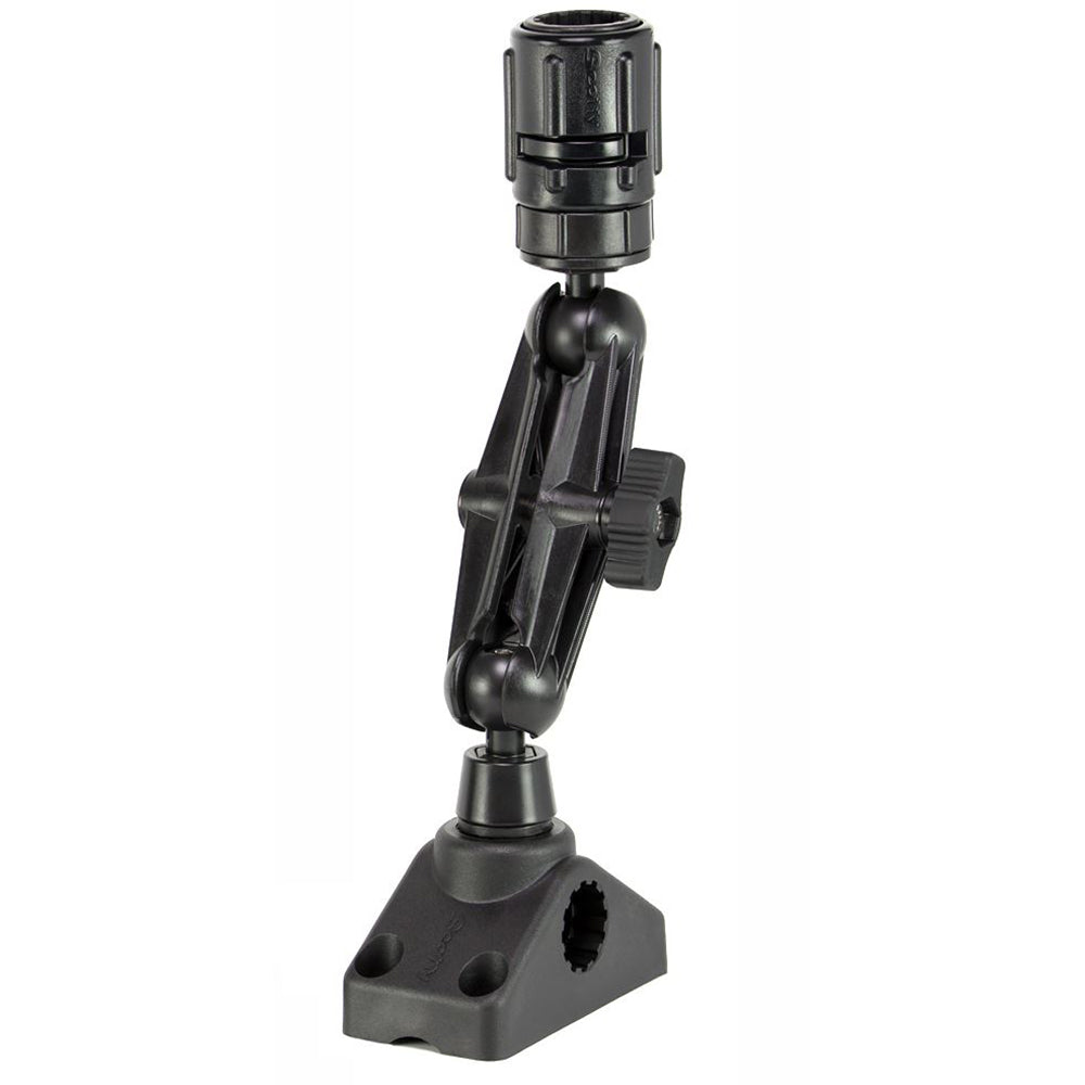 Sistema de montaje de bola Scotty 152 con adaptador de cabezal de engranaje, combinación de poste para montaje lateral/en plataforma [0152]