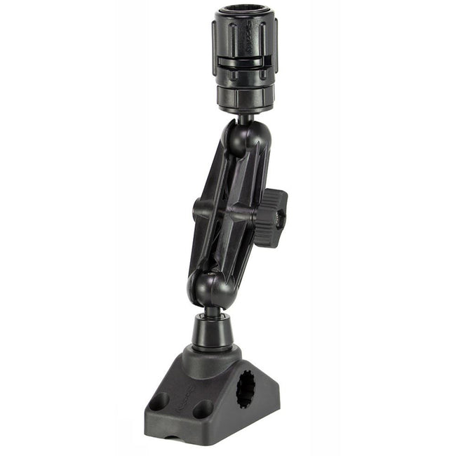 Sistema de montaje de bola Scotty 152 con adaptador de cabezal de engranaje, combinación de poste para montaje lateral/en plataforma [0152]