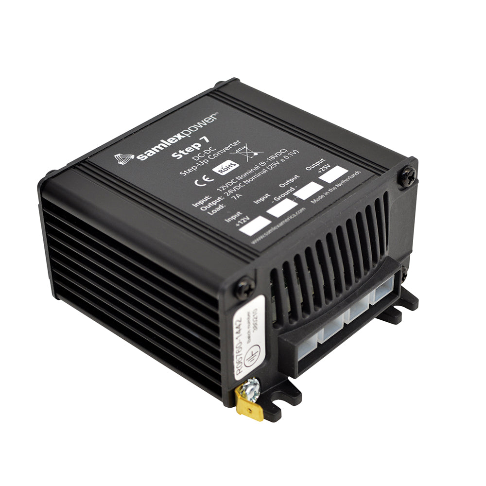 Convertidor elevador CC-CC Samlex - 7 A - Entrada 9-18 V - Salida 24 V [STEP7]