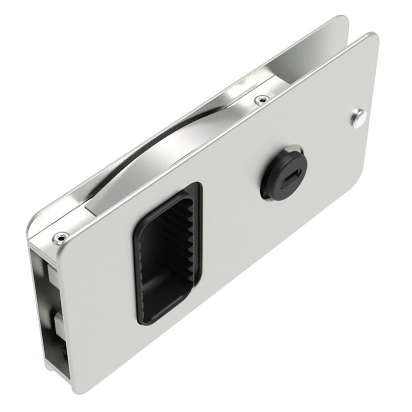 Pestillo para puerta corrediza Southco empotrado - Cuadrado - Aluminio [MF-01-110-60]