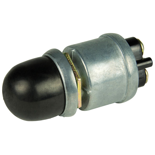 Interruptor pulsador SPST de 2 posiciones BEP para trabajo pesado con tapa - APAGADO/ENCENDIDO - 35 A [1001508]