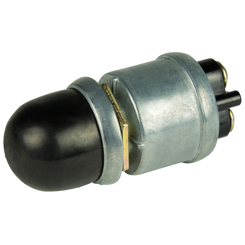 Interruptor pulsador SPST de 2 posiciones BEP para trabajo pesado con tapa - APAGADO/ENCENDIDO - 35 A [1001508]