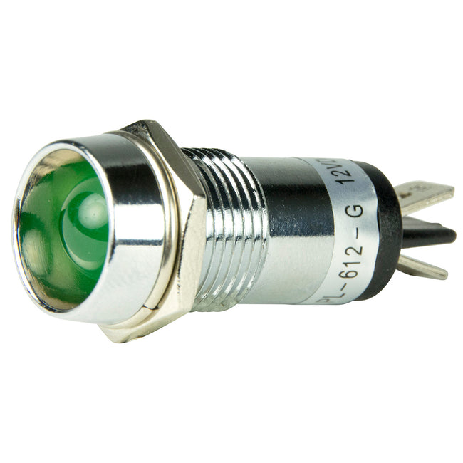 Luz piloto LED BEP - 12 V - Verde [1001103]