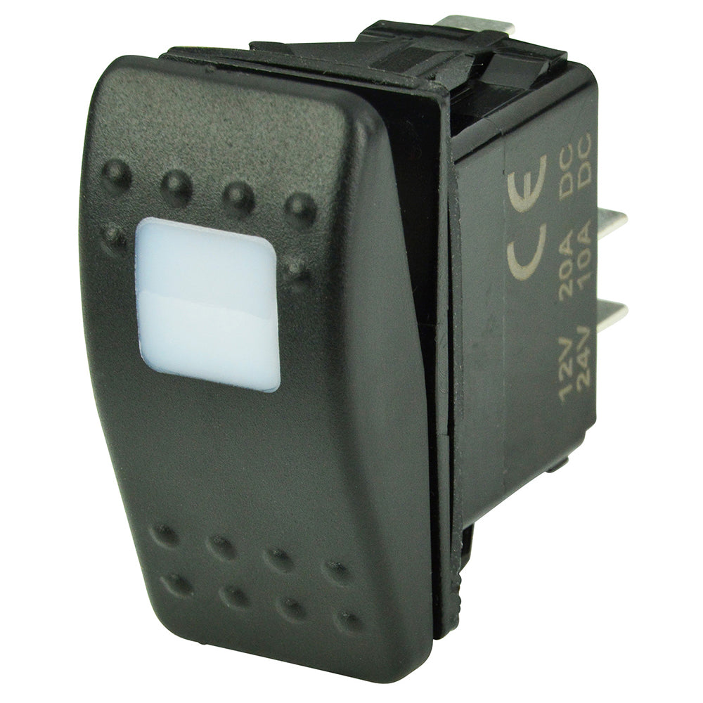 Interruptor Contura SPST BEP - 1 LED ámbar - APAGADO/ENCENDIDO [1001801]