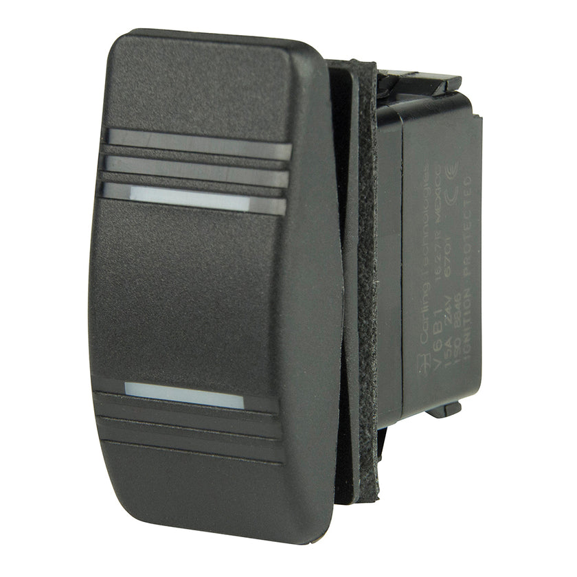 Interruptor Contura SPDT BEP - 2 LED ámbar - ENCENDIDO/APAGADO/ENCENDIDO [1001803]