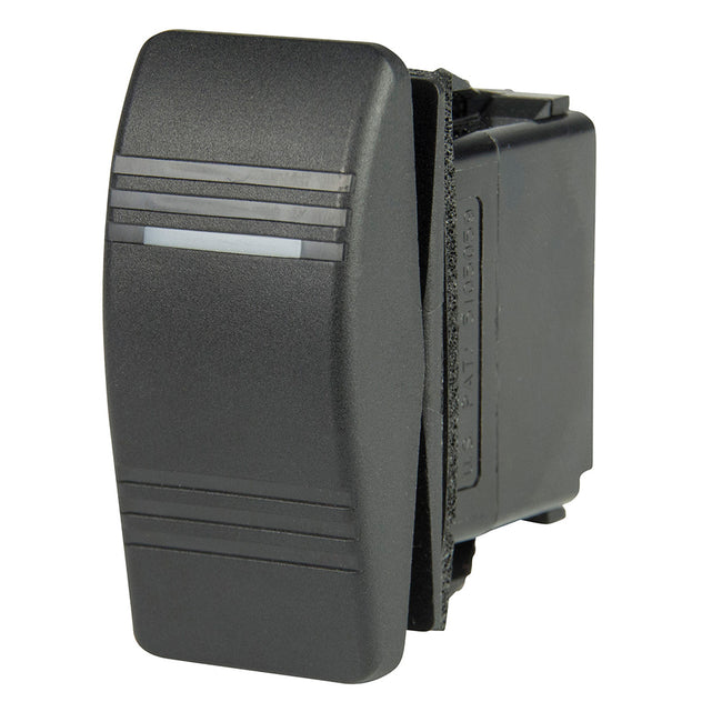 Interruptor BEP DPDT Contura - 1 LED ámbar - ENCENDIDO/APAGADO/(ENCENDIDO) [1001807]