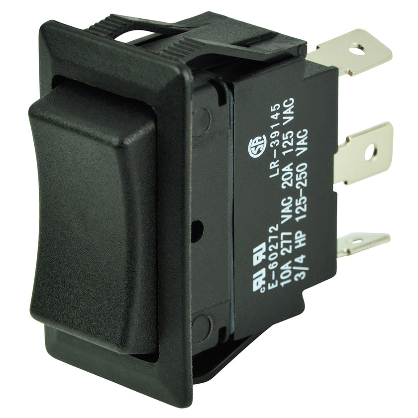 Interruptor basculante SPDT BEP - 12 V/24 V - (ENCENDIDO)/APAGADO/(ENCENDIDO) [1001711]