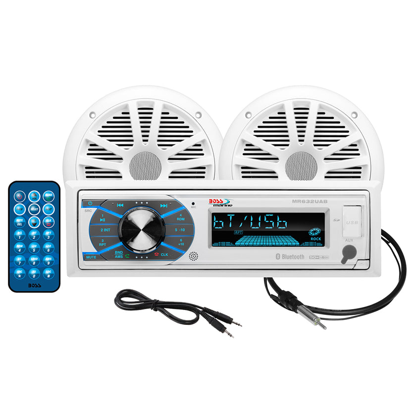 Kit de altavoces estéreo marinos Boss Audio MCK632WB.6 de 6,5