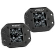 Lámpara empotrada RIGID Industries Serie D PRO - Foco LED - Edición Medianoche - Par - Negro [212213BLK]