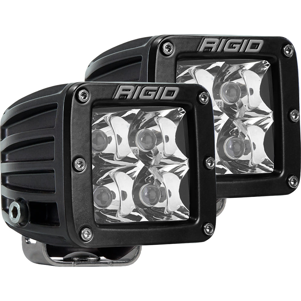 Foco LED híbrido RIGID Industries Serie D PRO - Par - Negro [202213]