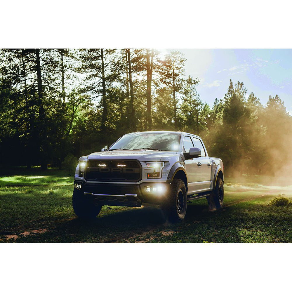 RIGID Industries D-Series PRO - Par de LED híbridos de inundación - Blanco [602113]