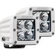 RIGID Industries D-Series PRO - Par de LED híbridos de inundación - Blanco [602113]