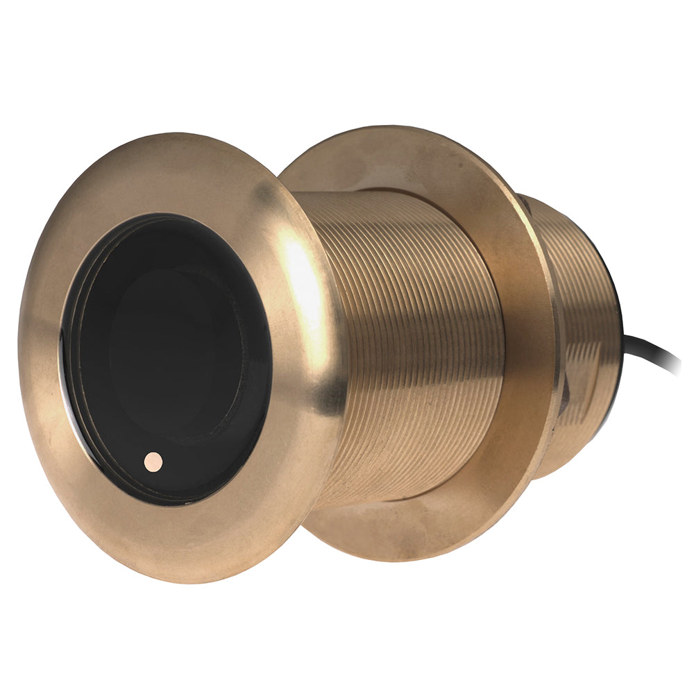 Airmar B75H Chirp de bronce a través del casco, inclinación de 20°, 600 W, requiere cable combinado [B75C-20-H-MM]