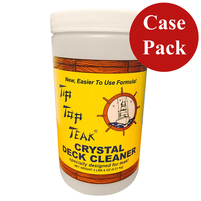Limpiador de cubiertas Tip Top Teak Crystal - Cuarto de galón (2 lb 6 oz) - *Caja de 12* [TC 2000CASE]