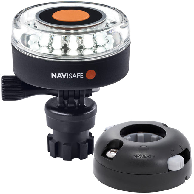 Navisafe Navilight 360 2NM Blanco con Base Navimount Horizontal - Negro [040KIT7]