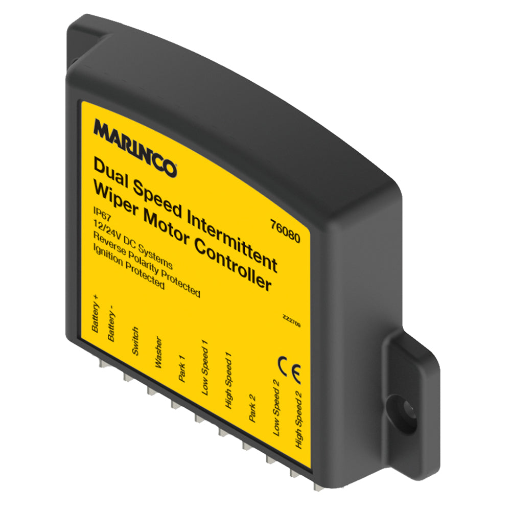 Controlador de motor de limpiaparabrisas intermitente de doble velocidad Marinco [76080]