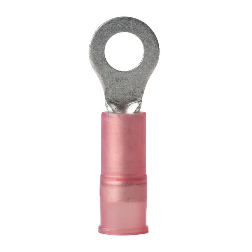 Terminal de anillo de nailon Ancor 22-18 AWG - n.° 8 - Paquete de 100 [220202]