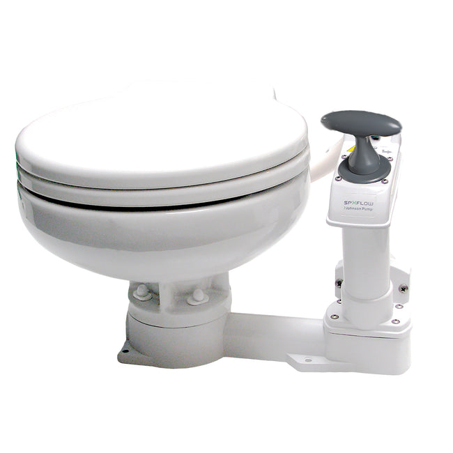 Inodoro marino manual Johnson Pump AquaT - Supercompacto [80-47625-01]