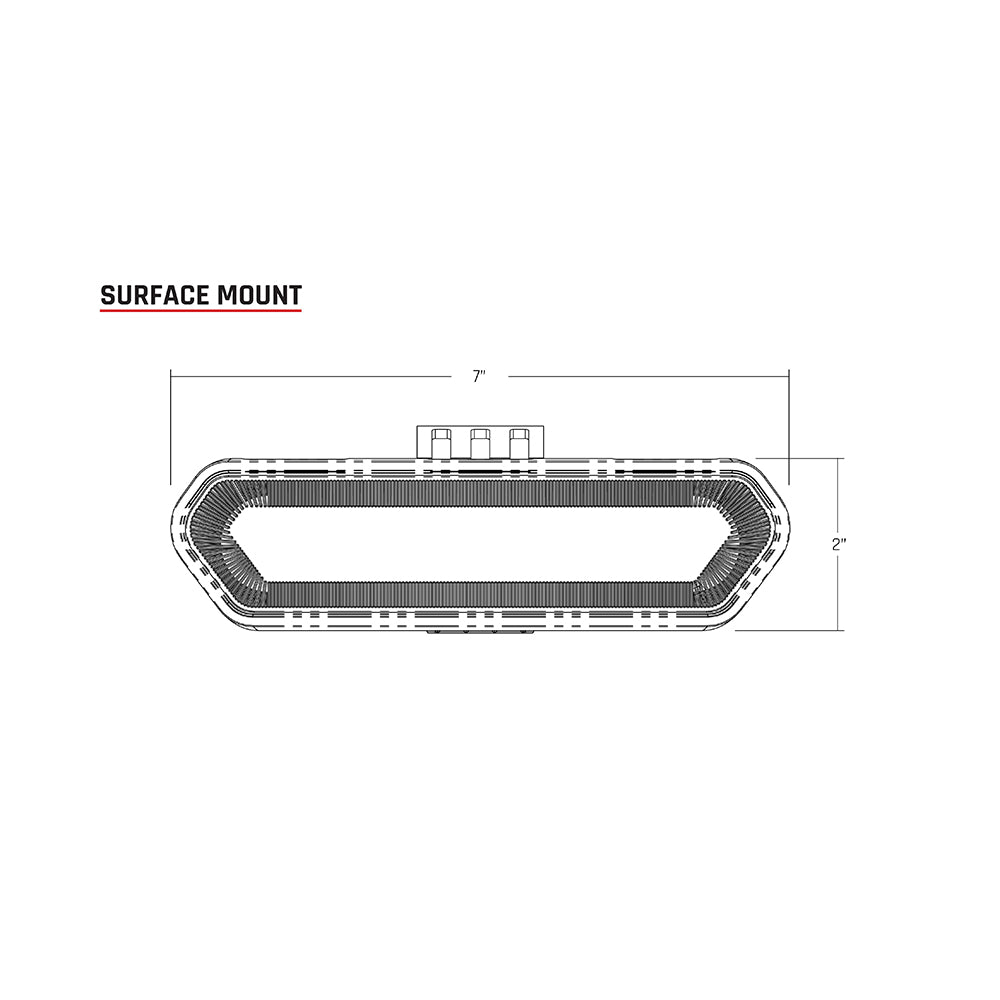 RIGID Industries Chase - Rojo [90133]